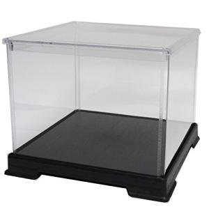 かしばこ商店 透明フィギュアケース 151512 プラスチック 組立式 W150×D150×H120mm ディスプレイケース