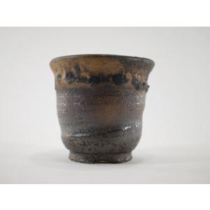盆栽鉢 時代盆栽鉢長方鉢落款有山野草植木鉢 盆栽鉢 山野草鉢 4号 水色 長方形 鉢幅約12cm×奥行約10cm×高さ約4cm