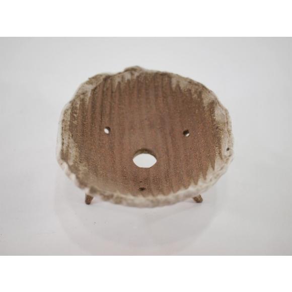 盆栽鉢 3号 白マット高足付浅鉢  ミニ 3号 豆盆栽 ミニ盆栽 小さい 陶器