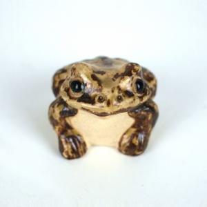 盆栽 飾り 添景 盆栽飾り カエル 1号サイズ 横4cm 縦5cm 高さ3.5cm 置物 盆栽装飾品...