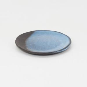 花台 受け皿 作家鉢 宗蔵作水の恵み 4号 受け皿 幅約13.5cm 高さ約0.8cm 陶器 盆栽 ...