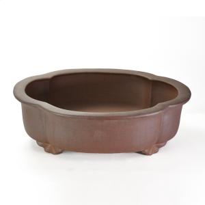 盆栽鉢 植木鉢 ウ泥変形深鉢 20号 幅61cm×奥行き49cm×高さ19.5cm大型鉢 大品盆栽