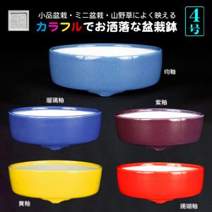 盆栽鉢 飴南蛮丸鉢 大 鉢穴無し ナンバン 本南蛮 5号 15cm 松柏盆栽