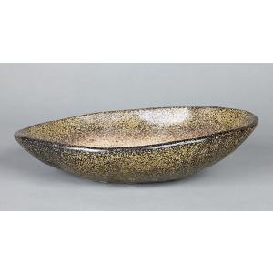 盆栽鉢 銭号外縁上下帯長方鉢 常滑 泥鉢 9号 26cm 紫泥 松柏盆栽 中品