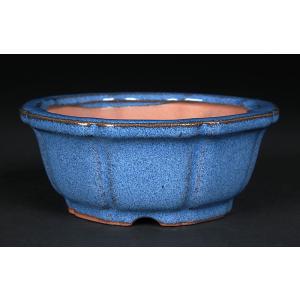 盆栽鉢 「広東色小鉢4点セット」 植木鉢 色鉢 中国鉢 4号 11.5cm 小品