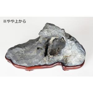水石 産地不明石 盆石 天然石 すいせき 台座...の詳細画像3