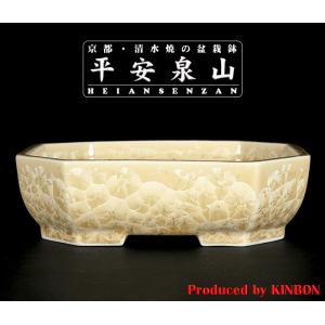 盆栽鉢 紫泥外縁額面六角鉢 朱泥 植木鉢 中国鉢 泥鉢 懸崖鉢 陶器 6号