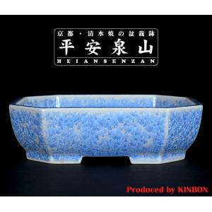 盆栽鉢 「憲窯蕎麦釉六角鉢」 植木鉢 辻憲昌 ケンヨウ 色鉢 陶器