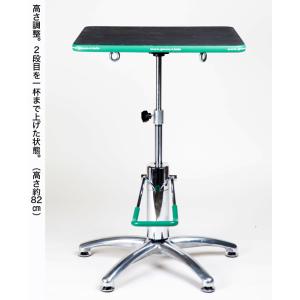 盆栽道具 盆栽作業台 「油圧式回転作業台Gre...の詳細画像4