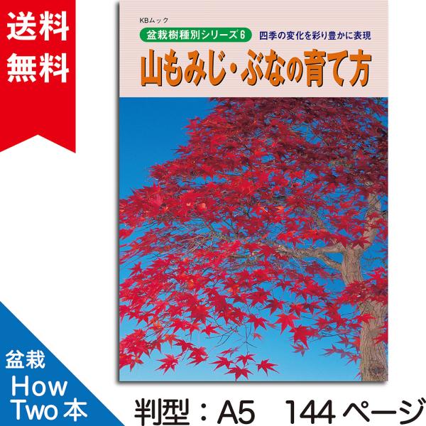 書籍 本 盆栽専門誌「山もみじ・ぶなの育て方」ヤマモミジ ブナ もみじ品種 手入れ 管理 切り方 曲...