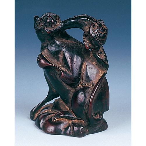 木彫根付「鼠」