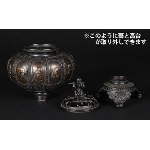 盆栽用添景 添配 「銅製香炉」 添え 添え物 ...の詳細画像4