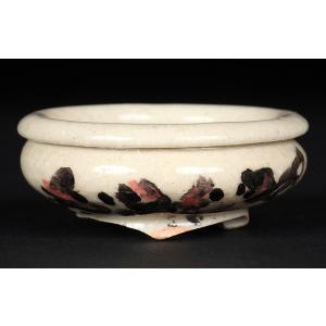 盆栽鉢 鉢 植木鉢 「是好絵付丸鉢」ぜこう 絵鉢 豆鉢 盆器 作家鉢 2号 