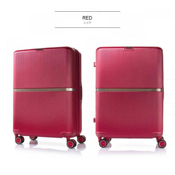 サムソナイト SAMSONITE スーツケース MINTER ミンター 53/ 60L レッド  （...