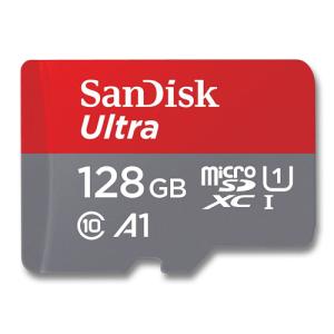 SanDisk マイクロSDカード 128GB microSDXC クラス10 UHS-I 120MB/s A1対応 SDSQUA4-128G-GN6MN｜bonz