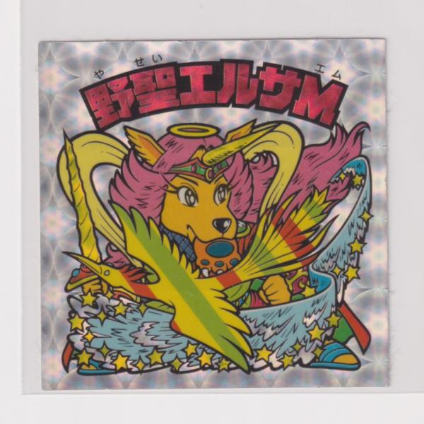 ビックリマン　セレクション2　 3期 ヘッド　野聖エルサM　第3　（ライングローブ）（クリアロゴ）d