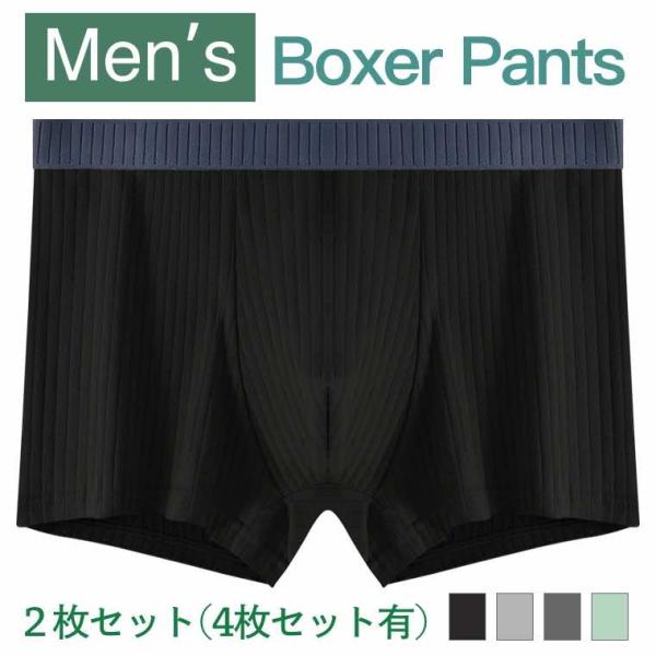 ボクサーパンツ メンズ 2枚組 肌着 下着 速乾 消臭 インナー 男性用 ボクサー パンツ メンズ下...