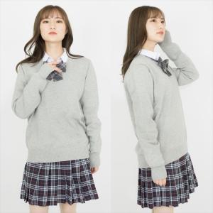 スクールセーター 女子 秋冬 制服 中学生 高...の詳細画像1