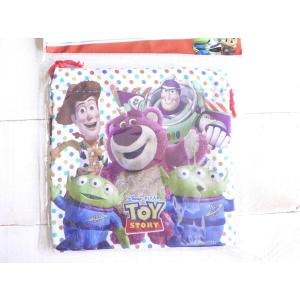ディズニー　トイストーリー　ドット　ウッディ　バズ　エイリアン　ロッツォ　　巾着袋　Sサイズ　1枚　＃5