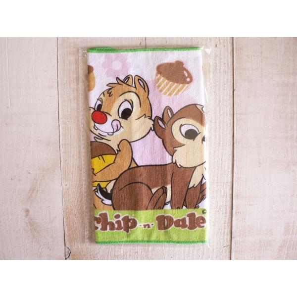 ミニタオル　プチタオル　ハンカチ  ディズニー　チップ&amp;デール　#1