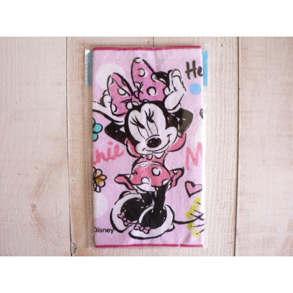 ミニタオル　プチタオル　ハンカチ  ディズニー　　ミニー　　#3