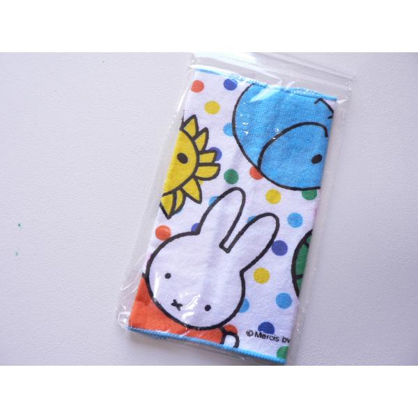 ミニタオル　プチタオル　ミッフィー　miffy　白ドット　＃6