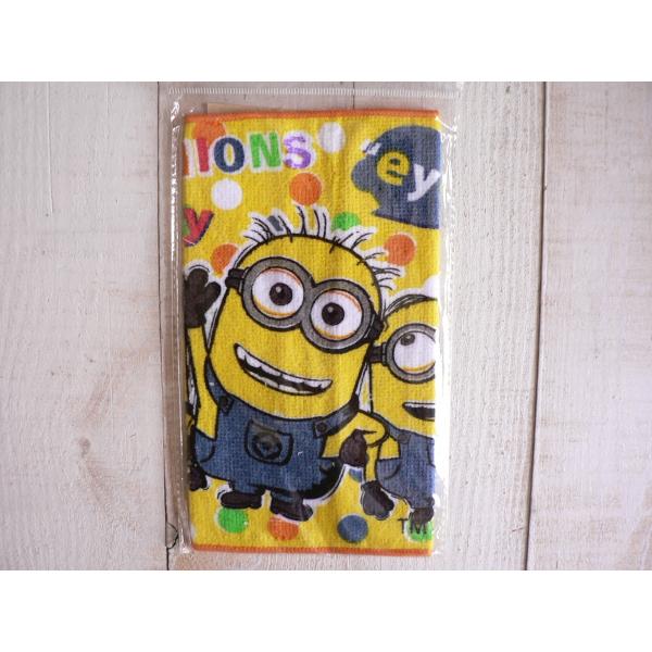 ミニタオル　プチタオル　ハンカチ  ミニオンズ　ミニオン　#11