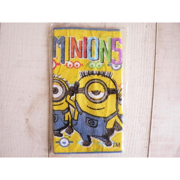 ミニタオル　プチタオル　ハンカチ  ミニオンズ　ミニオン　#5