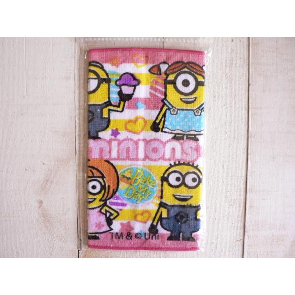 ミニタオル　プチタオル　ハンカチ  ミニオンズ　ミニオン　#6