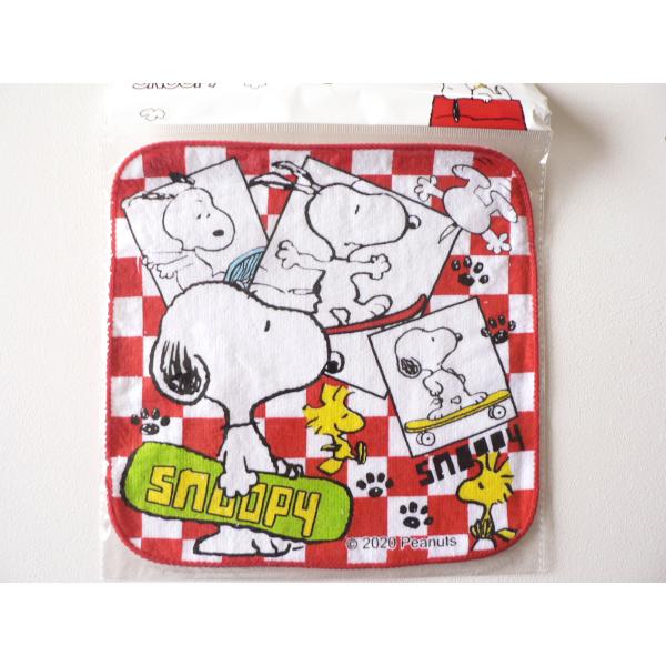 ミニタオル　プチタオル　ハンカチ　スヌーピー　#104