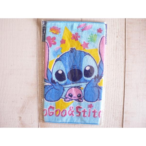 ミニタオル　プチタオル　ハンカチ  ディズニー　スティッチ　#1