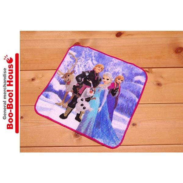 ミニタオル　プチタオル　ハンカチ　ディズニー　アナと雪の女王　アナ　エルサ　クリストフスヴェン　オラ...