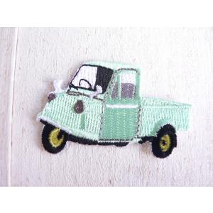 ワッペン TAXI 黄色いタクシー イエローキャブ 働く車 ミニワッペン