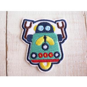ワッペン ロボット アイロンワッペン 1枚 #1402の商品画像