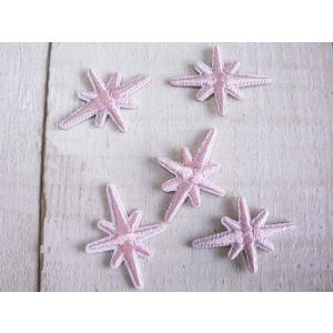 ワッペン 星 ミニ ♪5枚セット♪ キラキラ 金 ゴールド ほし スター