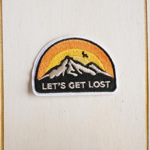 ワッペン　LET’S GET LOST 　キャンプ　アウトドア　＃1609