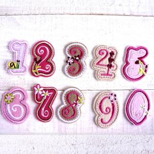 ワッペン 数字 アイロンワッペン 数字 ナンバー...の商品画像