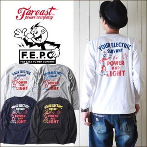 ロンＴ F.E.P.C アメカジYOUR ELECTRICバックプリント ロングTシャツ　FEPC0004 メンズ アメカジ