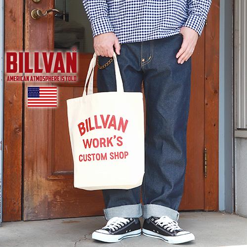 【スモールサイズ】BILLVAN ビルバン BILLVAN WORKS ナチュラル キャンバス トー...