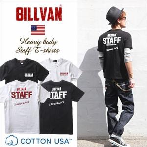 Tシャツ BILLVAN COTTON USA STAFF Tシャツ 0307 メンズ アメカジ