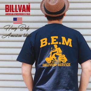 BILLVAN ビルバンB.E.Mアメカジスタンダード半袖Tシャツ