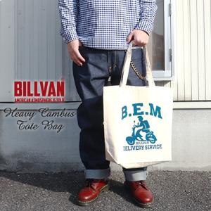 BILLVAN ビルバン B.E.M ナチュラル キャンバス トートバッグ ビルバン｜boogiestyle