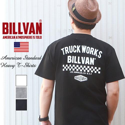 BILLVAN トラックワークス スタンダード バックプリントTシャツ 300308hvt メンズ ...