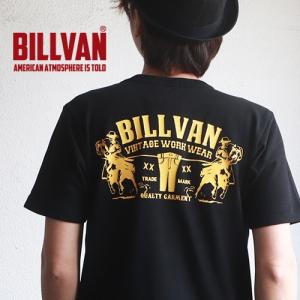 Tシャツ BILLVAN DENIM アメリカンホース ヘビーTシャツ 310309SS ビルバン メンズ アメカジ