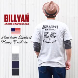 BILLVAN ビルバン TIRE SERVICE バックプリント ヘビーTシャツ 310345 ビルバン メンズ｜ブギースタイル