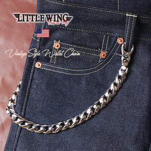 LITTLE WING 70'sアメリカンヴィンテージ プレーン極太 ウォレットチェーン LW737｜boogiestyle