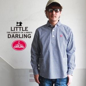 シャツ littleDARLING ギンガムチェック オックス生地 プルオーバー
