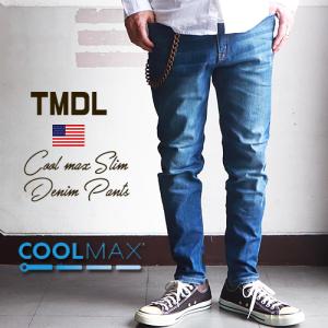 TMDL スリムフィット COOLMAX ストレッチ・デニムパンツ アメカジ｜boogiestyle