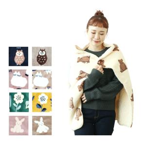 スワンネル 3wayひざ掛け ブランケット ボレロ ポンチョ 3way 静電気軽減加工 もこもこ ふわふわ ポカポカ ギフト プレゼント ルームウェア ひざかけ ハーフケッ