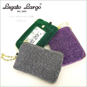 リール付きパスケース 定期入れ シャイニー ラメ トレンド パスケース カードケース レディース リール付き キーループ付き